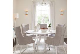 Matching chairs, matching side chairs + different head chairs, and an eclectic mishmash where no two chairs are the same. Lexington Avondale 6 Piece Dining Set With Lombard 60 Inch Round Table Wayside Furniture Dining 5 Piece Sets