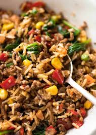beef and rice with veggies recipetin eats