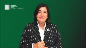 How can i contact gloria perez's management team or agent details, and how do i get in touch directly? Message From Ifla President Gloria Perez Salmeron For Un Library Geneva S 100th Anniversary Youtube