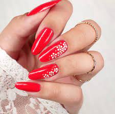 45 gorgeous red and white nails nail
