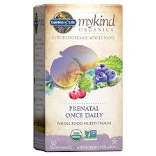 life mykind organics prenatal vitamins