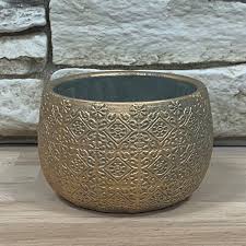 Planter Pot Moroccan Copper Cement