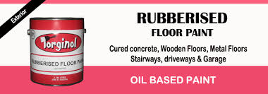 rubberised floor paint torginol