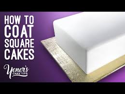 A wide variety of rectangular silicone cake molds options are available to you, such as shaping mode, material, and feature. How To Coat Square Or Rectangle Shaped Cakes With Fondant Yeners Cake Tips With Serdar Yener Youtube