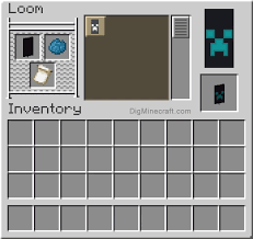 how to use a loom in minecraft