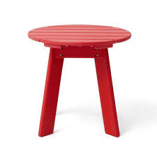 Glitzhome 20 In D Red Outdoor Round