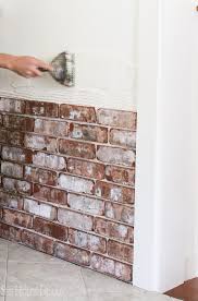 Rustic Brick Accent Wall