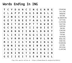 So you've just started learning chinese and you want a basic chinese words pdf. Download Word Search On Words Ending In Ing