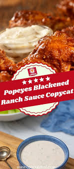 popeyes blackened ranch sauce copycat