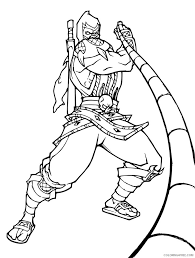 All 40 fatalities from the new mortal kombat video game. Scorpion Mortal Kombat Coloring Pages Coloring4free Coloring4free Com