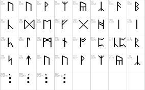 Their language (old english) was very different to ours but we still have modern words that come from old english. Anglo Saxon Runes Font Free For Personal