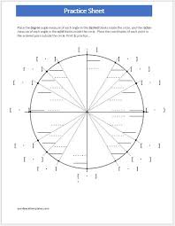 Unit Circle Charts Templates For Ms Word Word Excel