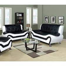sofa set in black