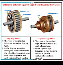 slip ring squirrel cage induction motor