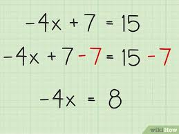 3 ways to solve two step algebraic