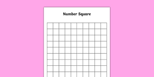 Blank 10 By 10 Number Square Blank 10 By 10 Number