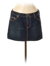 Details About Silver Jeans Co Women Blue Denim Skirt 29w