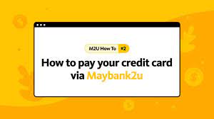 credit card via maybank2u