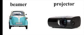 beamer vs projector painfulenglish com