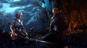 Geralt of rivia and Ciri
