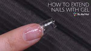 how to extend nails with gel you
