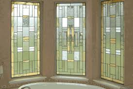 Stained Glass Bathroom Windows Custom