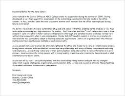 Free Recommendation Letter For A Student Poporon Co