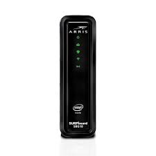 One (1) lan gigabit ethernet port • one (1) wan coaxial cable connection power 1 gigabit ethernet port to wifi router or computer coaxial port for cable internet. Arris Surfboard Sbg10 Docsis 3 0 Cable Modem And Wi Fi Router 1000884 The Home Depot