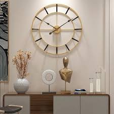 Contemporary Metal Wall Clock Kitchen
