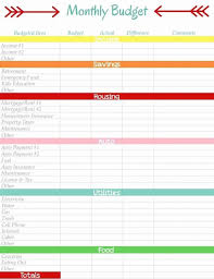 007 Personal Budget Planner Excel Template Free Ideas