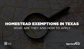 texas homestead exemptions what are