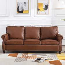 dreamsir 80 faux leather sofa couch