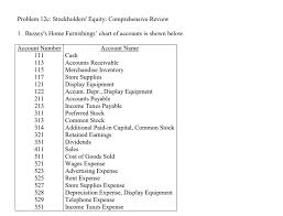 Solved Problem 12c Stockholders Equity Comprehensive R