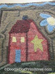 welcome summer rug hooking pattern