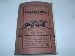 Racing Form Monthly Edition March 1940 Vol Xli No 3