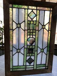 art deco stained glass window prarie