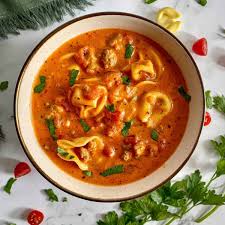 tomato tortellini soup with italian