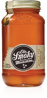 It's got apple juice mixed with it and a little piece of cinnamon stick in the jar. Apple Pie 70 Ole Smoky Moonshine