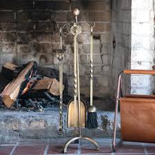 Antiqued Fireplace Tool Set