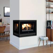Double Sided Fireplace Insert NÉo 67
