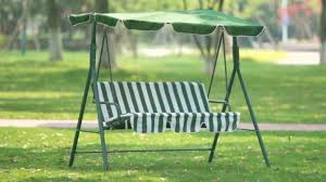 Garden Swing Chair With Canopy And Led