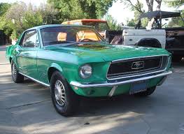 Forest Green 1968 Ford Mustang Paint