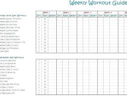 fitness plan template workout log excel appointment word reading tracker free business ap unique fitness
