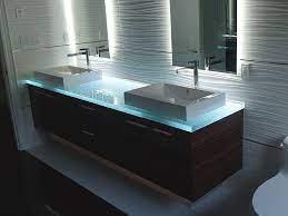 Integrated Glass Sinks Custom Design