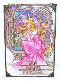 Sleeping Beauty Stained Glass Frame