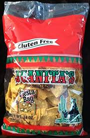 The package does state that it contains wheat, but be sure to check the labels. Amazon Com Juanita S Gluten Free Tortilla Chips Fiesta Bag 24oz 4 Pack