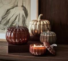 Handcrafted Pumpkin Lidded Recycled