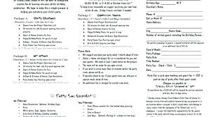 Birthday Party Contract Template Event Planner Template Free