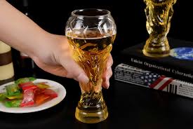 Football Trophy Beer Glass Offer Wowcher