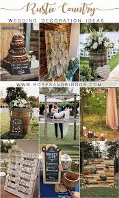 20 Rustic Country Wedding Decor Ideas